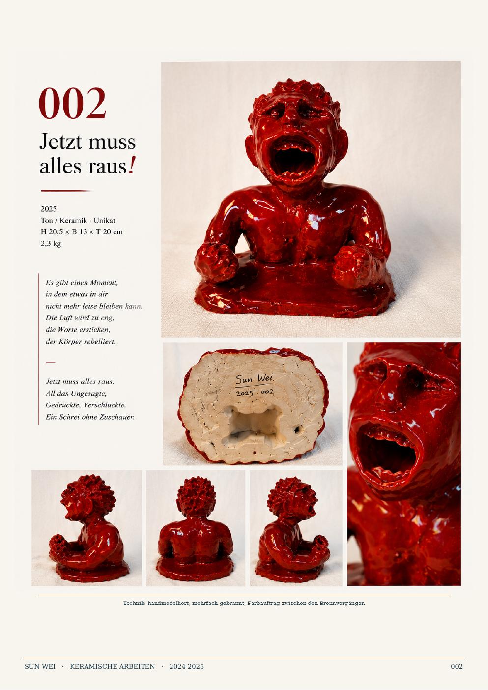 Ceramic work 002 by Sun Wei