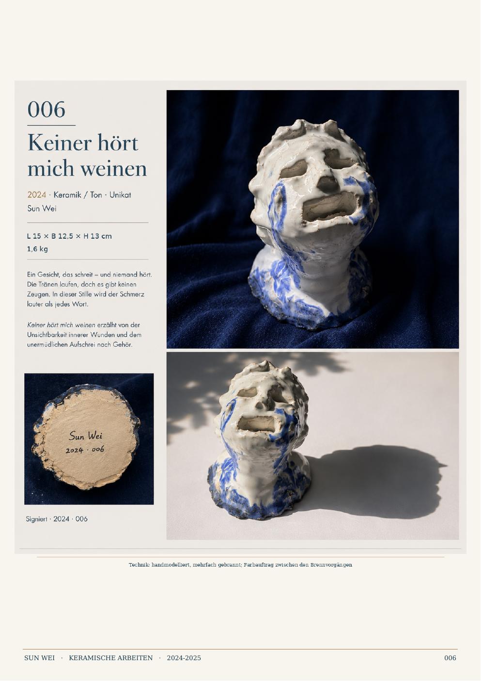 Ceramic work 006 by Sun Wei